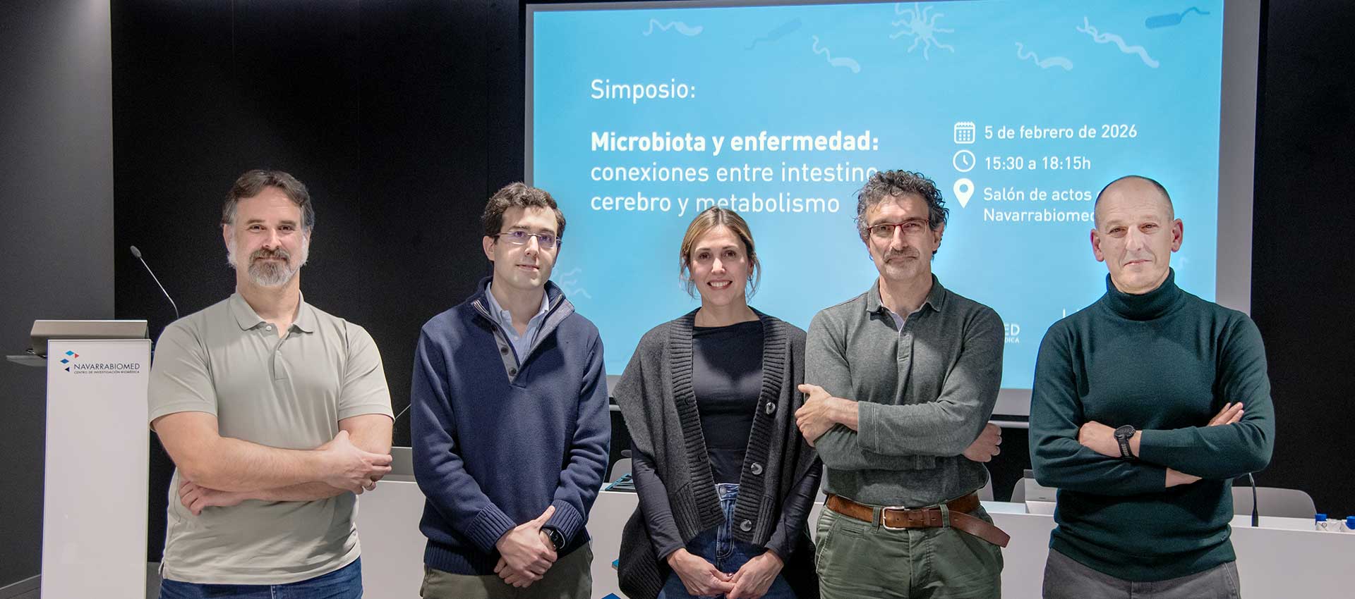 Navarrabiomed y la UPNA organizan un simposio que analiza las conexiones entre microbiota y enfermedad