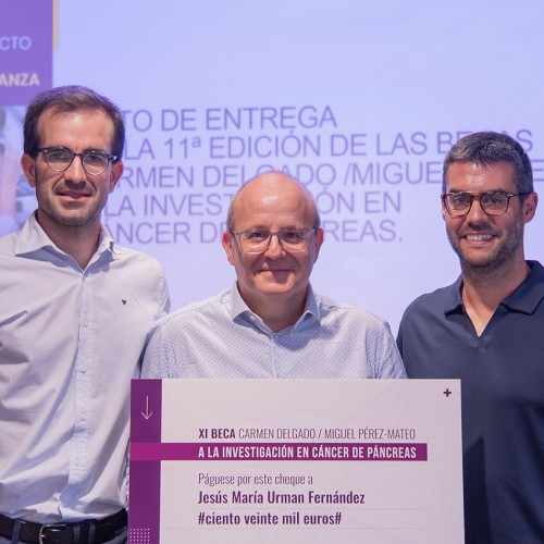 Jesús Urman obtiene una ayuda de 120.000 euros para impulsar la investigación en cáncer de páncreas del HUN y Navarrabiomed