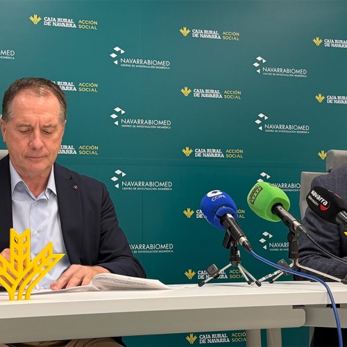 Acción Social de Caja Rural de Navarra colabora con Navarrabiomed para impulsar la investigación biomédica pública de excelencia
