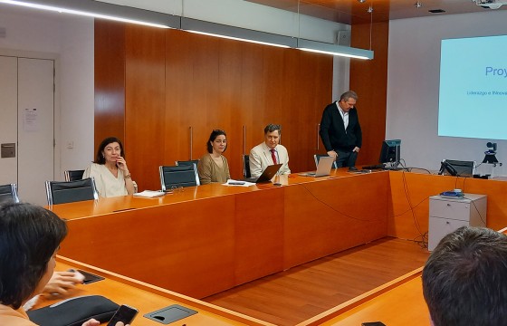 Reunión del consorcio con representantes del Gobierno de Navarra 