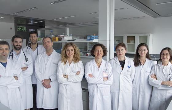 Profesionales de la Unidad de Inmunomodulación y Oncología Médica en Navarrabiomed.