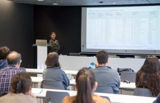 Silvia Marinelli during the seminar.