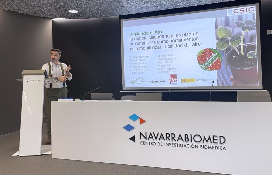 Presentación de ciencia ciudadana de Enrique Navarro. 