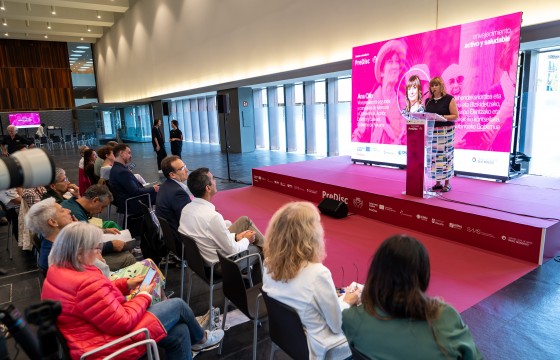 Cierra el acto institucional la Vicepresidenta segunda del Gobierno de navarra, Ana Ollo