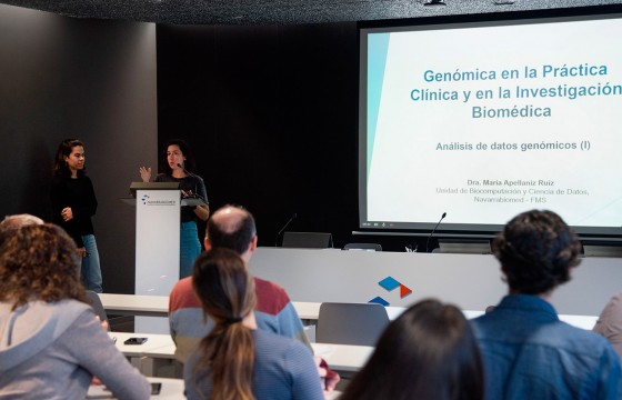 Estefanía Huergo y María Apellániz – SCT Biocomputación y Ciencia de Datos, Navarrabiomed